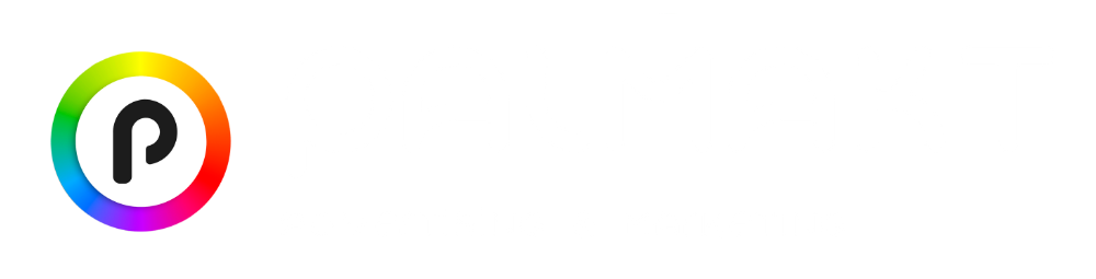 Logotipo de palmarketing agencia de diseño y publcidad